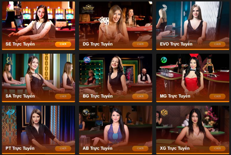 Cách chơi PT casino 8kbet chi tiết